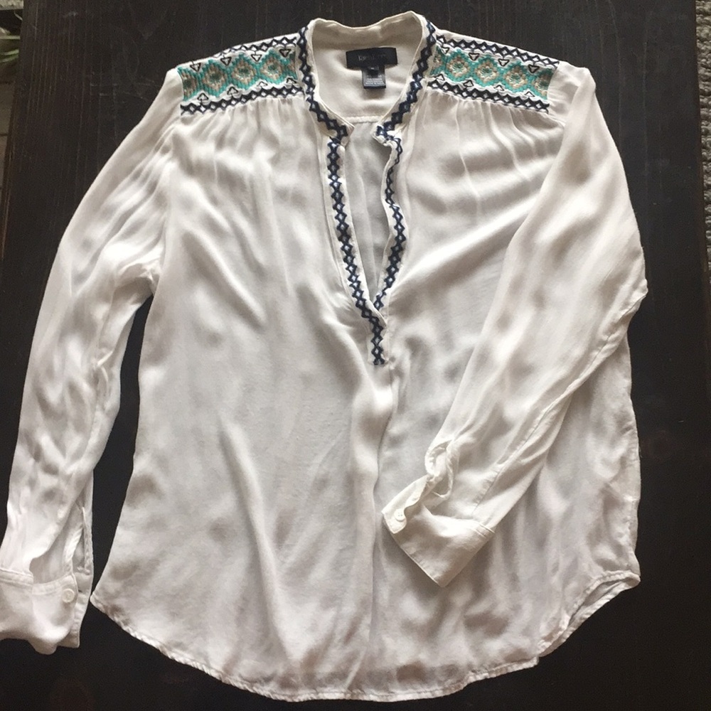 Karen Kane Embroidered Tunic